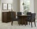 Crafted Cherry - 48" Round Dining Table With Wood Pedestal - Dark Cherry