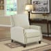 Melrose - Push Thru The Arm Recliner - Cream
