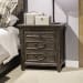 Paradise Valley - 5 Piece Bedroom Set (King Upholstered Bed, Dresser & Mirror, Chest, Nightstand) - Dark Brown