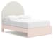 Wistenpine - Blush - Full Upholstered Panel Bed With Side Storage