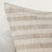 Villa Classics - 24" x 24" Linna Pillow - Ivory / Natural