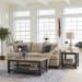 Summerville - 3 Piece Set (1 - Cocktail, 2 - End Tables) - Navy / Wirebrushed Gray