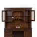 Brayton Manor - Jr Executive Credenza Hutch - Dark Brown