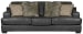 Marco - Leather Sofa - Gunmetal