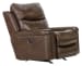 Ceretti - Power Wall Hugger Recliner - Brown Top Grain Italian Leather Match