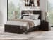Prendonea - Charcoal - Queen Panel Bed