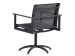 South Beach - Swivel Rocker Dining Chair - Dark Gray