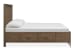 Lindon - Complete Queen Panel Bed With Storage Rails - Belgian Wheat