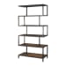 Kelmen - Etagere - Black / Woodtone