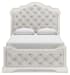 Arlendyne - Antique White - Queen Upholstered Bed