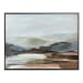 Hillside - Framed Painting - Multicolor
