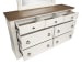 Kingston - Drawer Dresser - Whisper White And Cerused Nutmeg