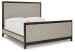 Burkhaus - Brown - California King Upholstered Bed