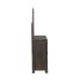 Modern Edge - Dresser & Mirror - Brown