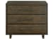 Modern - Three Drawer Nightstand - Sable