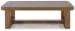 Cabalynn - Light Brown - Rectangular Cocktail Table