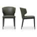 Delaney - Dining Chair (Set of 2) - Dark Green