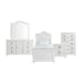 Kona - Twin Panel 5 Piece Bedroom Set - White