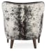 Kato - Leather Club Chair With Salt Pepper HOH