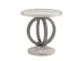 Oyster Bay - Hewlett Round Side Table - Gray