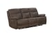 Henderson - Sofa-Recliner With Power Headrest And Power Lumbar - Gray Brown