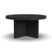Waterfall - Round Coffee Table - Black