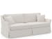 Madison - Skirted Apartment Sofa, Special Order - White