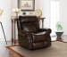 Demara - Recliner-Rocker With Power And Power Headrest - Brown