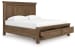 Feddinger - King Panel Storage Bed - Medium Brown