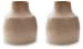 Millcott - Tan - Vase (Set of 2) 10' x 10'