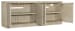 Cascade - Credenza / TV Stand - Light Brown