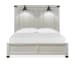 Harper Springs - Complete King Panel Bed - Silo White