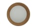 Newport - La Jolla Woven Round Mirror - Light Brown