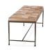 Achen - Hide 60" Bench - Blonde