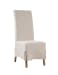 Parsons - Slip Covered  Chair - Pearl Silver