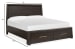 Tauren - Complete California King Panel Storage Bed - Coffee Bean