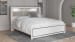 Altyra - White - King Bookcase Panel Bed
