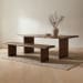 Lila - Small Dining Bench - Brown
