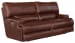 Wembley - Italian Leather Match Power Layflat Reclining Sofa With Power Adjustable Headrest - Walnut