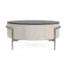 Honor - Solid Wood Round Coffee Table - Gray