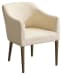 Deluxaney - Light Brown/white - Dining Uph Arm Chair (1/cn)