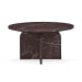 Reilly - Marble Round Coffee Table - Red
