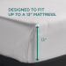 Tempur-Adapt - Tempur-Adapt Luxe Egyptian Cotton Sheets - White - Split King