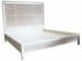 Carly - King Bed - Light Brown / White