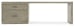 Linville Falls - 96" Desk With Lateral File - Gray