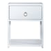 East End - 1 Drawer 1 Shelf Accent Table - White