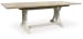 Shaybrock - Antique White / Brown - 10 Pc. - Rectangular Dining Room Extension Table, 8 Side Chairs, Server