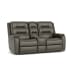 Arlo - Power Reclining Loveseat With Console & Power Headrests & Lumbar - Dark Brown