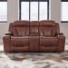Caswell - Loveseat With Console P2 & ZG - Brown