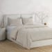 Talia - 3 Piece Queen Comforter Set - Natural